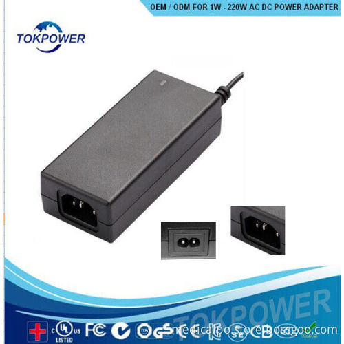 75 W Medical Power Adapter 110v to 220v single Ouput for patient monitor